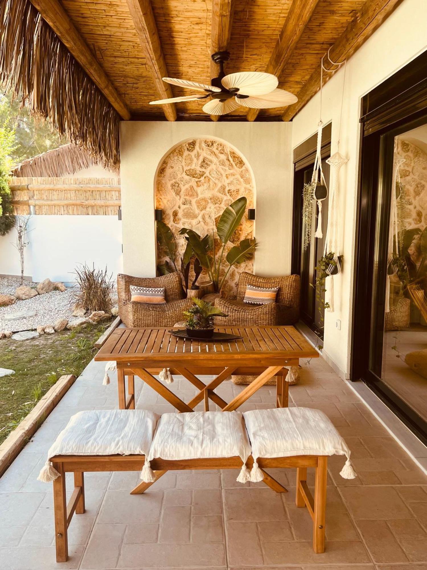 Naya Pool & Garden View Bungalow Koskinou  Luaran gambar